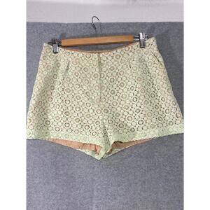 Victoria Beckham For Target Women's Lace Short Mint Size 8